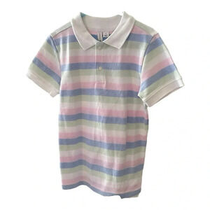 NWT JANIE and JACK THE CLASSIC STRIPED PIQUE POLO